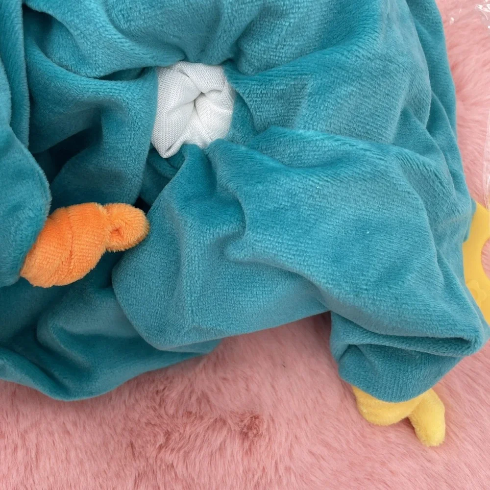Baby Security Blanket Stuffed Animal Soft Emotional‎ Relief Blanket Cow-NEW